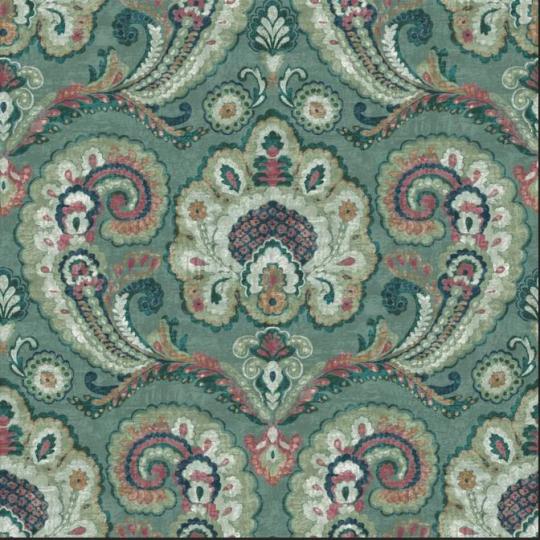 vlies gobelin tapeta klasicka barokova vintage elegancia neoklasicka romantika velkorozsahle ornamenty paisley medaliony patinoveho vzhladu salvia.jpg